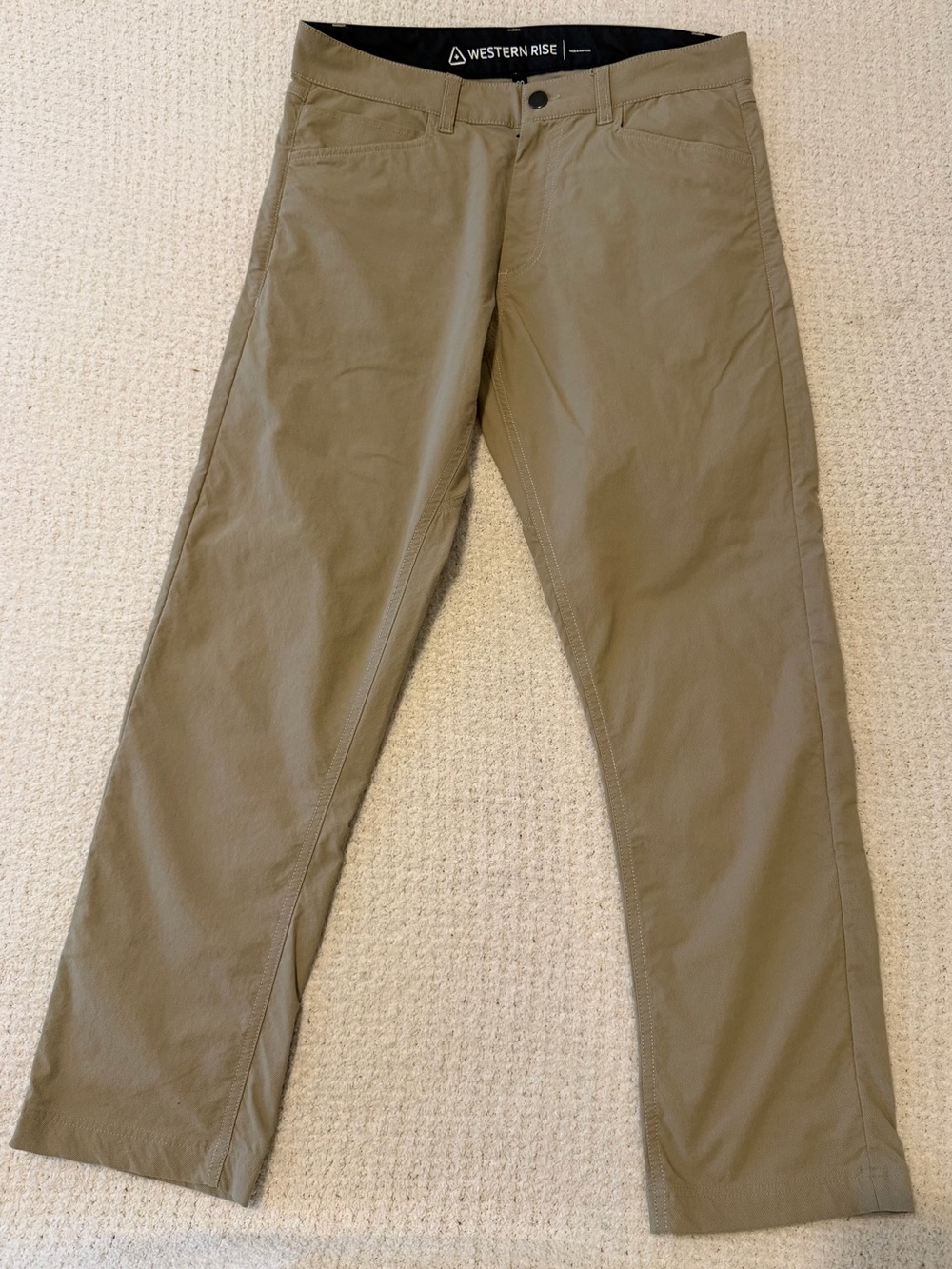 Western Rise Men’s Evolution Pants Khaki Tan Size 30